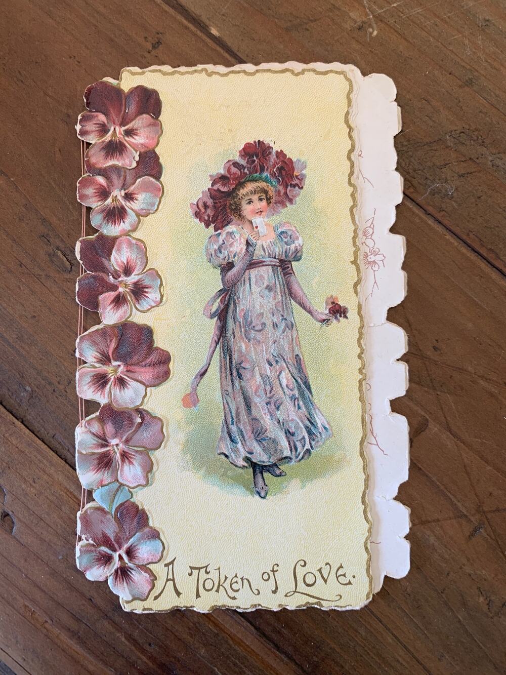 Antique Ephemera Token of Love 1905-1912 Written On